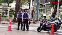 Jalan 'Keramik' Sudirman yang Buat Pemotor Tergelincir Ditutup Pemkot Medan