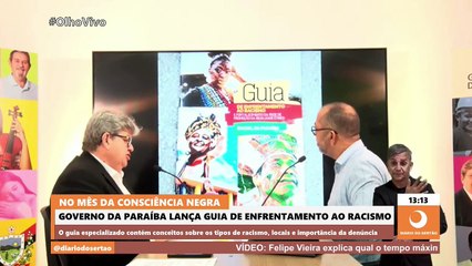 Governo da Paraíba lança Guia de Enfrentamento ao Racismo e anuncia Selo Minha Escola é Antirracista