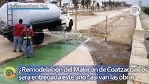 ¿Remodelación del Malecón de Coatzacoalcos será entregada este año? así van las obras