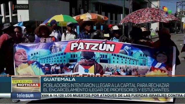 Guatemaltecos rechazan encarcelamiento ilegal de profesores y estudiantes
