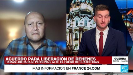 Erik Fajardo: 'El acuerdo entre Israel y Hamás fortalece a las partes ante la opinión pública'