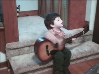 Eddie leads worship (or dreams of it)