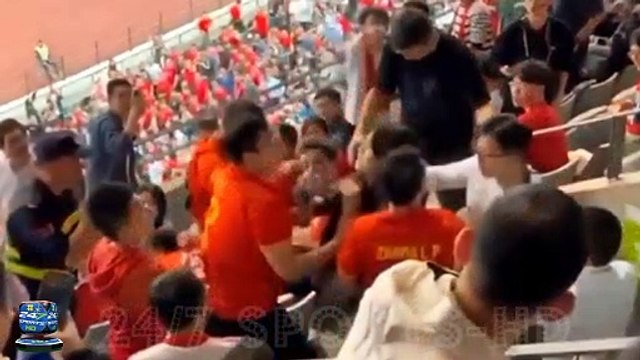 Tottenham fans attacked by hooligans in China as Son Heung-min nets twice in crucial World Cup qualifier