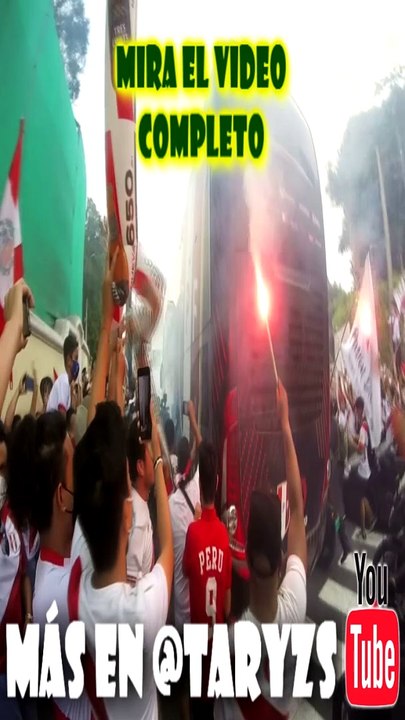 Bus De la seleccion peruana LLEGA AL ESTADIO NACIONAL