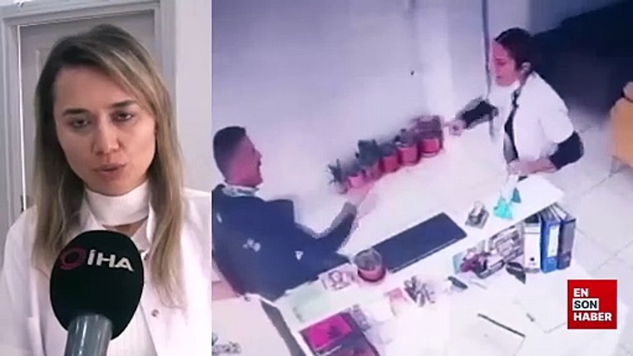 İstanbul Güngören’de dişi için gittiği klinikte kadın diş hekimine saldırdı