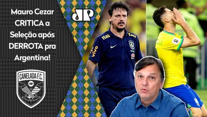 "É UM DESASTRE ABSOLUTO! Essa Seleção do Diniz NÃO..." Mauro Cezar CRITICA DERROTA pra Argentina!