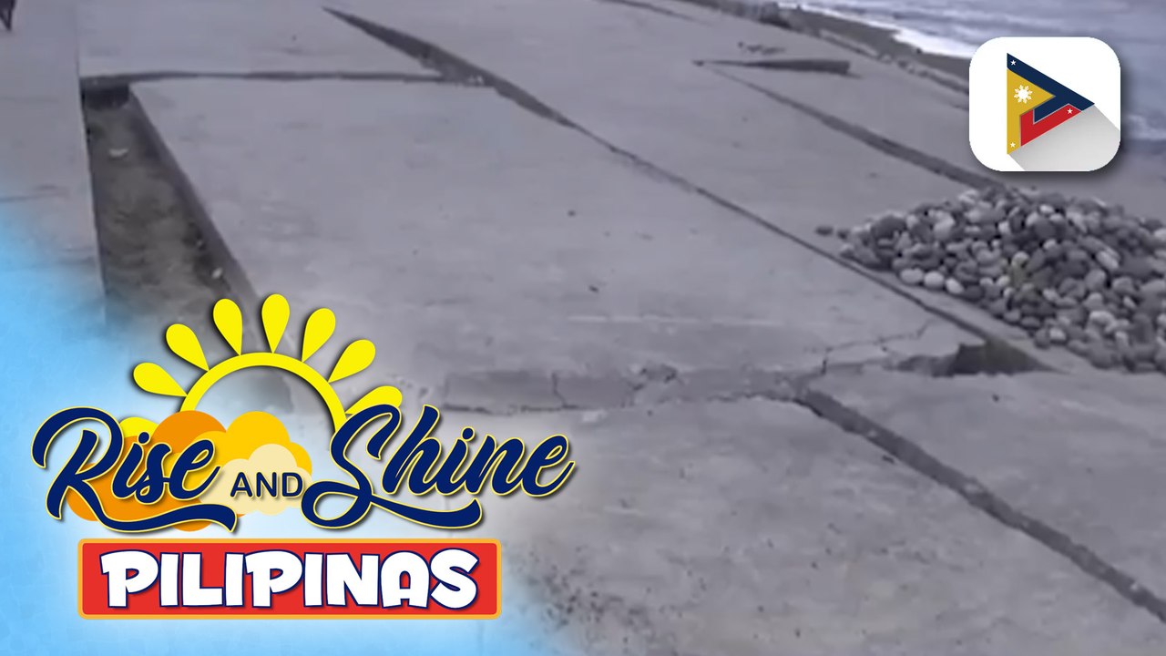 Magnitude 6.8 na lindol sa Mindanao, nagdulot ng mga bitak sa kalsada sa ilang lugar