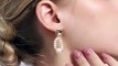 Natural Freshwater Pearl Earrings S925 Sterling Silver Mother Of Pearl Earrings