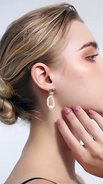 Natural Freshwater Pearl Earrings S925 Sterling Silver Mother Of Pearl Earrings