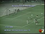 AS Roma v FC Carl Zeiss Jena 17 September 1980 Pokal der Pokalsieger 1980/81