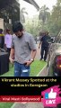 Vikrant Massey Spotted at the studios in Goregaon