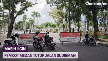 Pemkot Medan Tutup Jalan 'Keramik' Sudirman yang Buat Pemotor Tergelincir