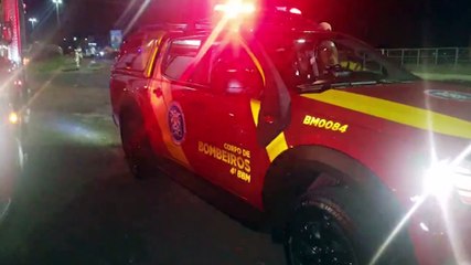 Resgate é acionado em tentativa de suicídio no viaduto da Carelli