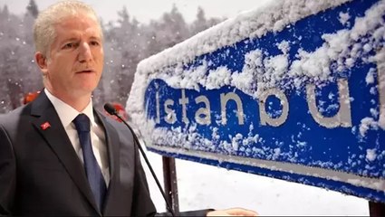 İstanbul'da beklenen kar yağışı öncesi 'Kış Tedbirleri Toplantısı' yapıldı