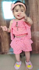 Cute baby and Heart Touching Smile.