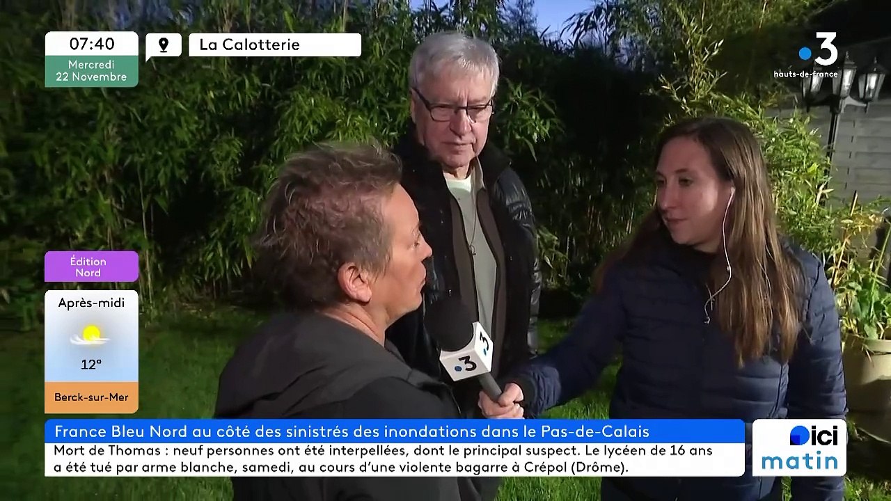 Inondations dans le Pas-de-Calais : épargnés, Bernard et Corinne aident leurs voisins sinistrés