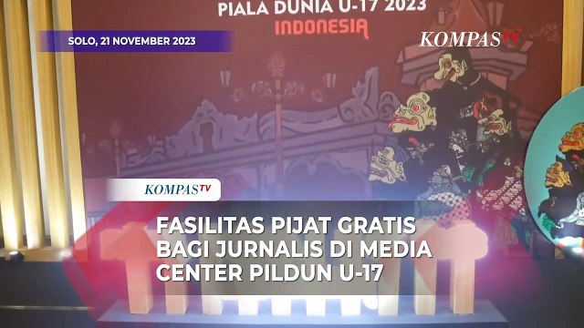 Intip Fasilitas Pijat Gratis Bagi Jurnalis di Media Center Piala Dunia U-17 di Solo