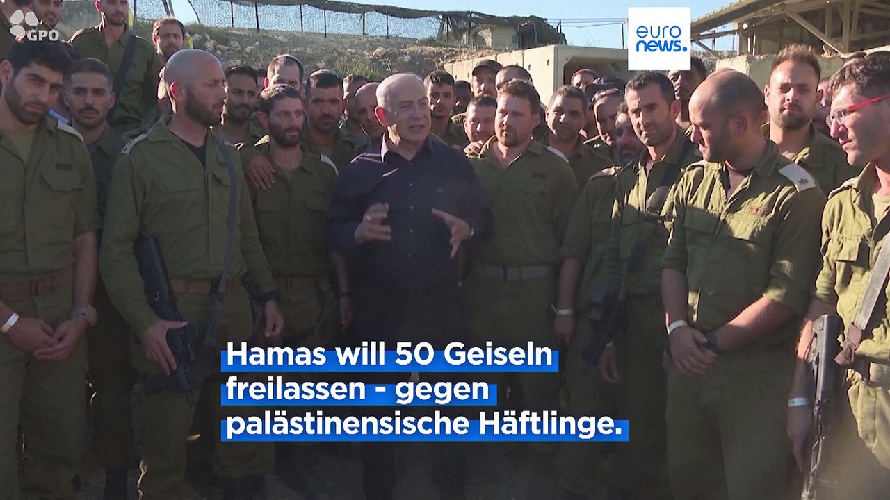 Israel und Hamas einigen sich auf 4 Tage Feuerpause, Geiselfreilassung und Hilfslieferungen