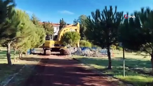 Bandırma'da baz istasyonunun yıkımı gerçekleşti