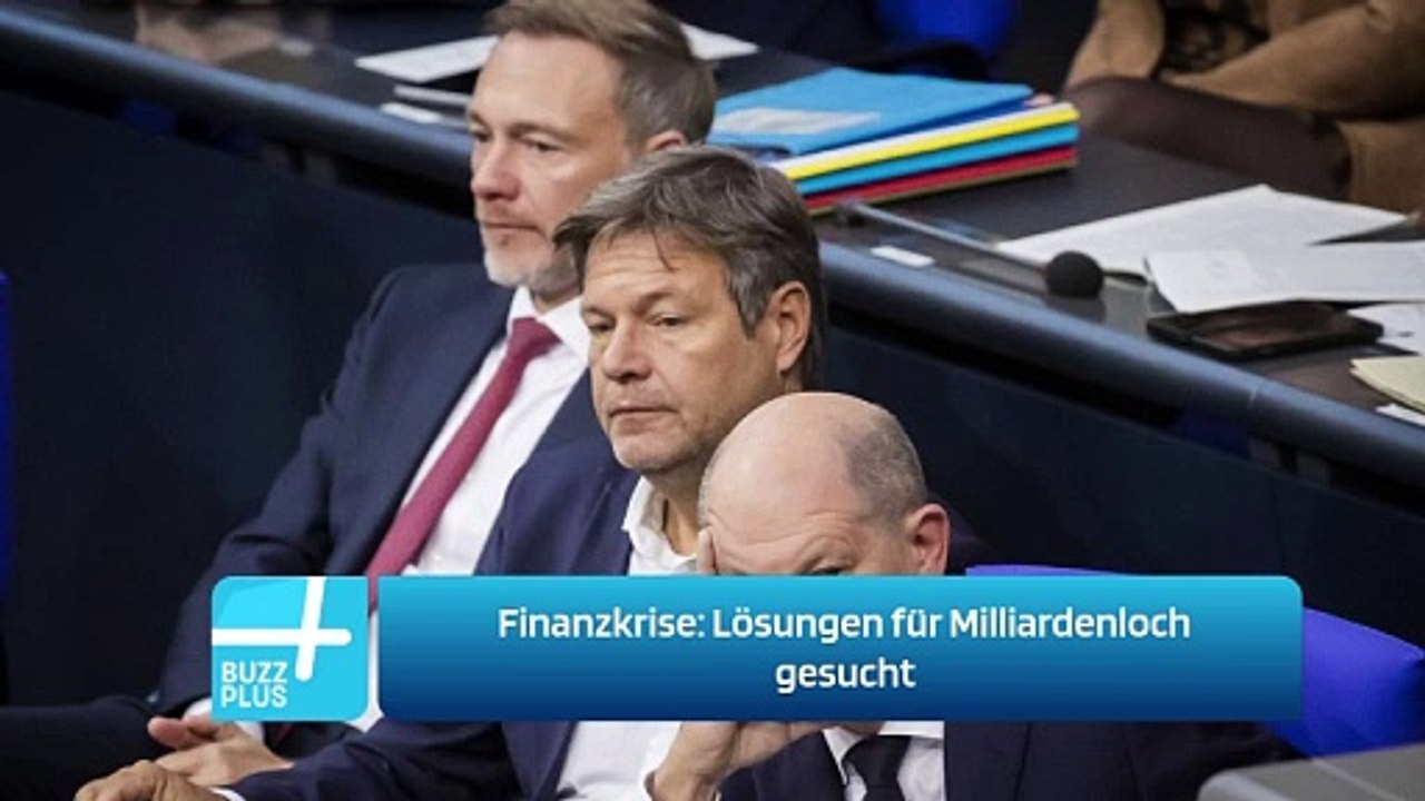 Finanzkrise: Lösungen für Milliardenloch gesucht