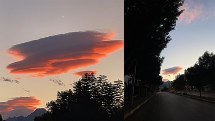 Antalya'da mercek bulutu görüldü
