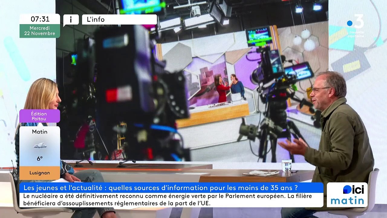 22/11/2023 - Le 6/9 de France Bleu Poitou en vidéo