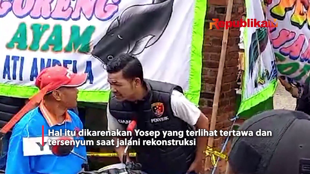 Yosep Jalani Rekontruksi Sambil Tertawa, Warga: Biadab, Astagfirullah