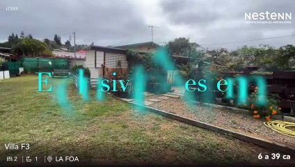Charmante villa F3 à LA FOA