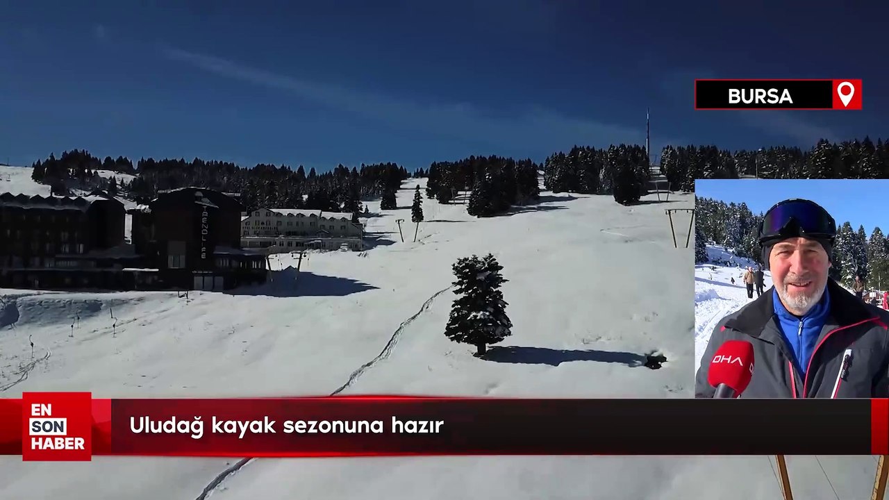 Uludağ kayak sezonuna hazır