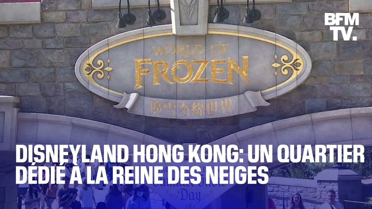 Un quartier dédié à la Reine des neiges ouvre au parc Disneyland de Hong Kong
