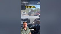 Driverless car vs police officer!