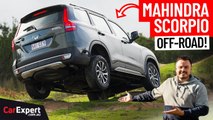 2023 Mahindra Scorpio off-road review! 4H, 4L, diff lock, hill descent, rocks