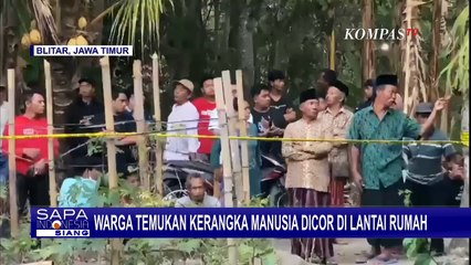 Warga Blitar Gempar Karena Temukan Kerangka Perempuan  Dicor di Lantai Rumah