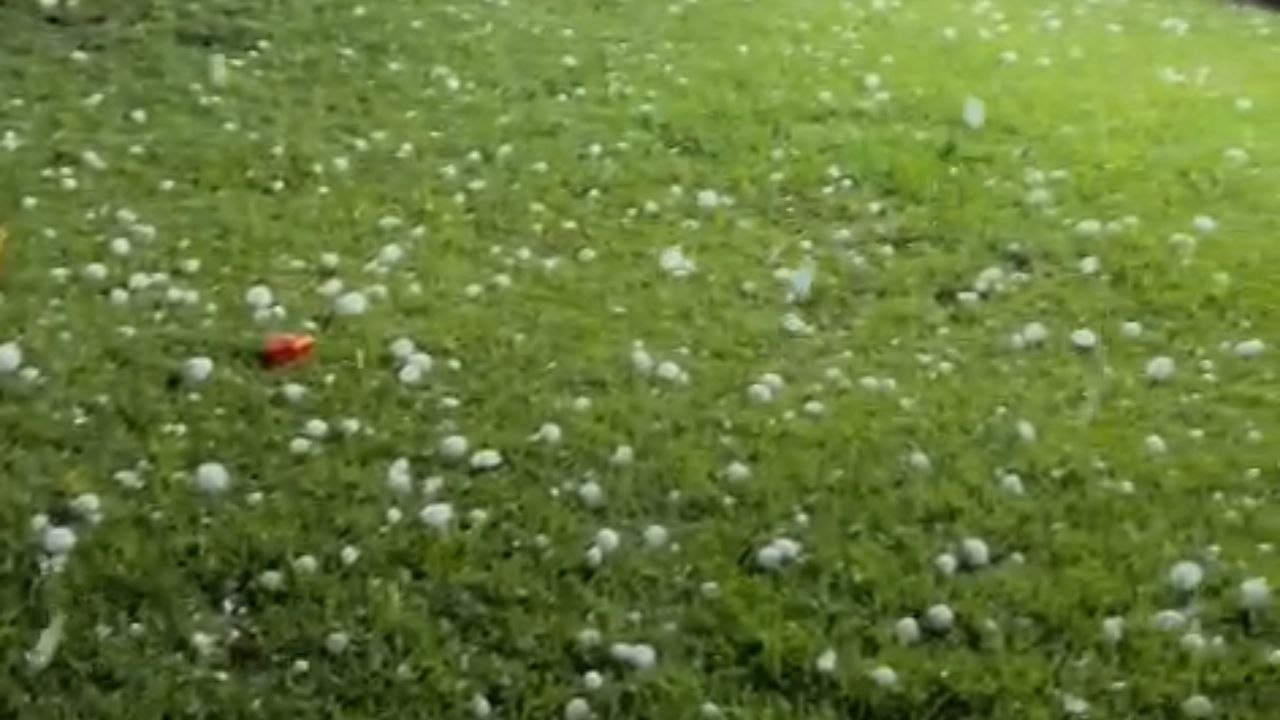 A glimpse of an intense Hail Storm in Kyalami, South Africa ...