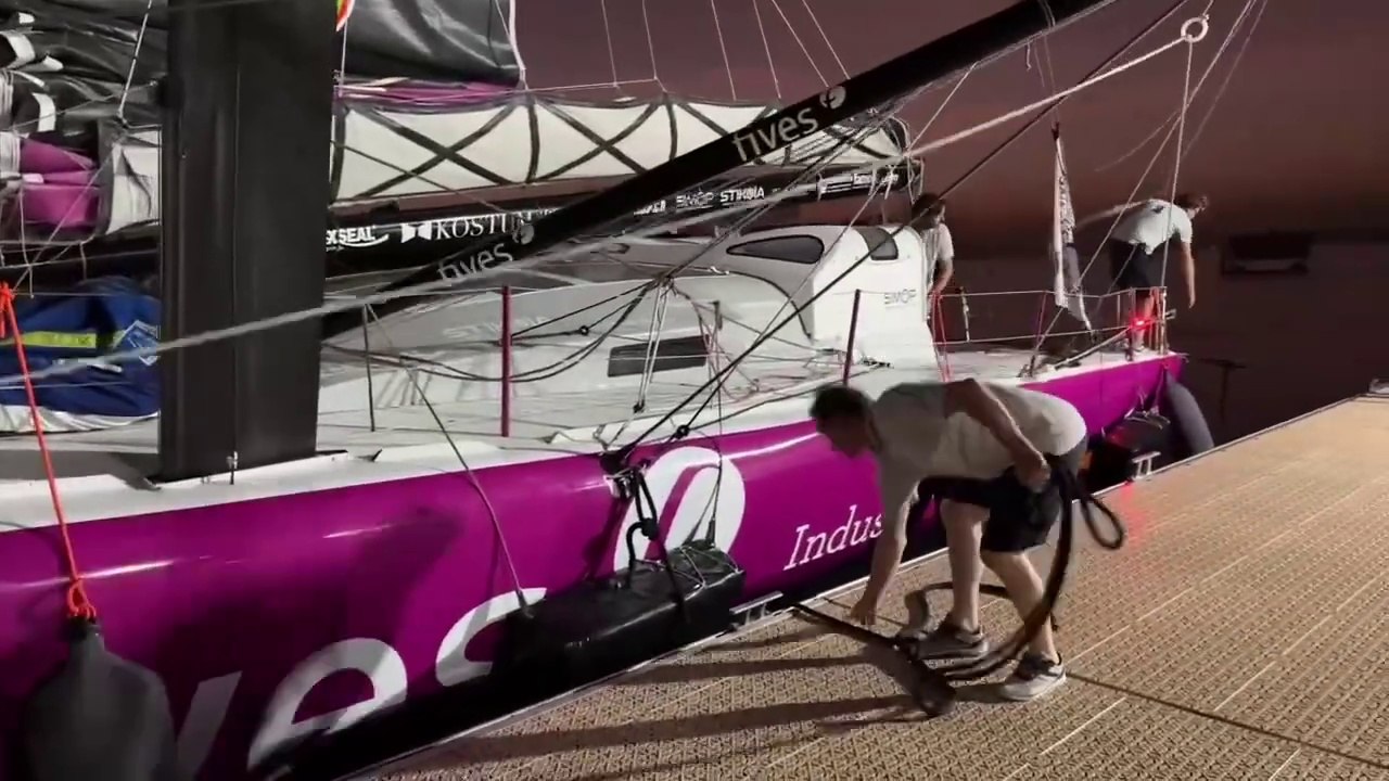 Transat Jacques Vabre Normandie Le Havre 2023 -21/11/2023 - Arrivée Fives Group - Lantana Environment