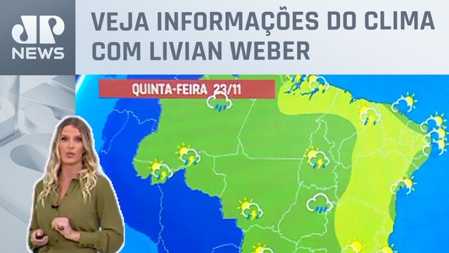 Alerta para fortes chuvas no RS e partes das regiões Sudeste e Nordeste | Previsão do Tempo