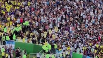 DISTURBIOS en MARACANÁ: La POLICÍA AGREDIÓ a los HINCHAS ARGENTINOS