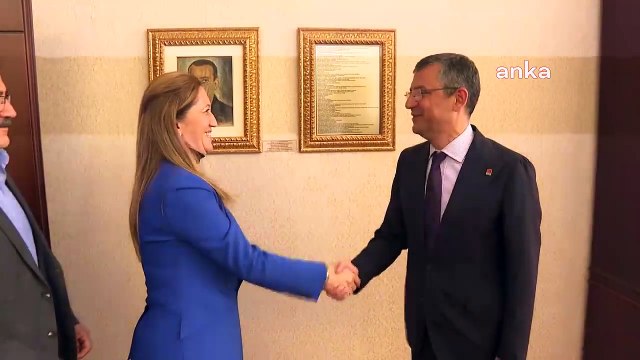 CHP Genel Başkanı Özgür Özel, DİSK Genel Başkanı Arzu Çerkezoğlu ile görüştü