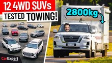 MEGA 4WD SUV towing test! Some fail our tests!  Patrol v LandCruiser v Defender v Everest v MU-X..
