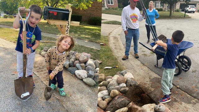 Kindhearted Neighborhood Kids Fix Neighbor's Mailbox After They Accidentally Knock It Over | Happily TV
