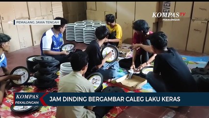 Jam Dinding Caleg, Bisnis Menggiurkan di Pemalang