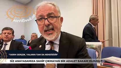 “Anayasaya sahip çıkmayan bir Adalet Bakanı var”