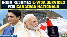 India-Canada Tensions: India resumes e-visa services for Canadian nationals after 2-months| Oneindia