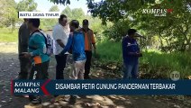 Disambar Petir Gunung Panderman Terbakar