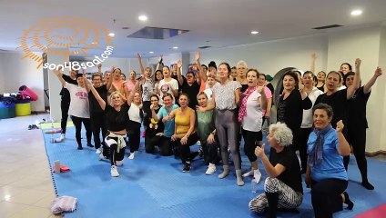 Marmaris’te kadınlara ücretsiz sabah sporu