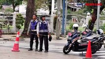 Jalan 'Keramik' Sudirman yang Buat Pemotor Tergelincir Ditutup Pemkot Medan