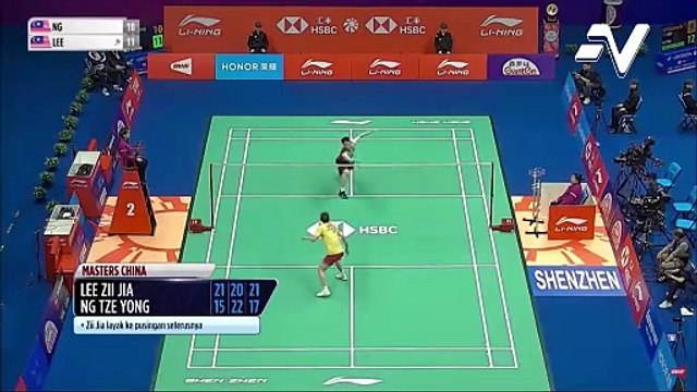Lee Zii Jia berhempas pulas benam cabaran Ng Tze Yong untuk mara ke 16 terbaik Masters China