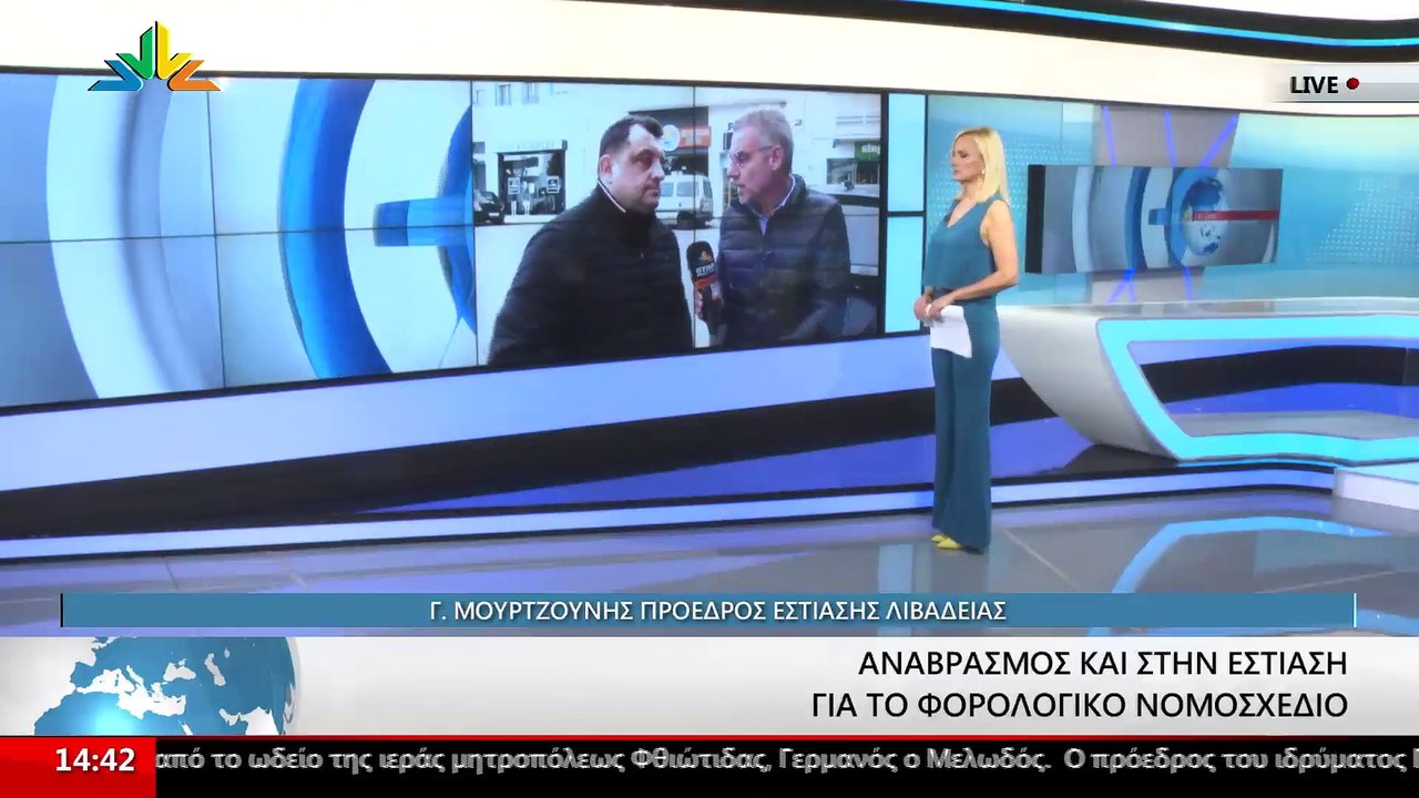 Ο Πρόεδρος των Καταστημάτων Εστίασης Λιβαδειάς,...