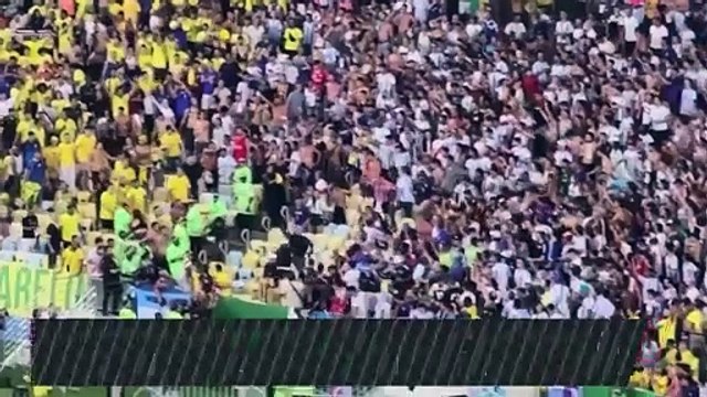 Qualifs. CdM 2026 - Les images des débordements avant Brésil-Argentine