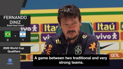 "The result was really unfair" -Diniz after Brazil loss to Argentina